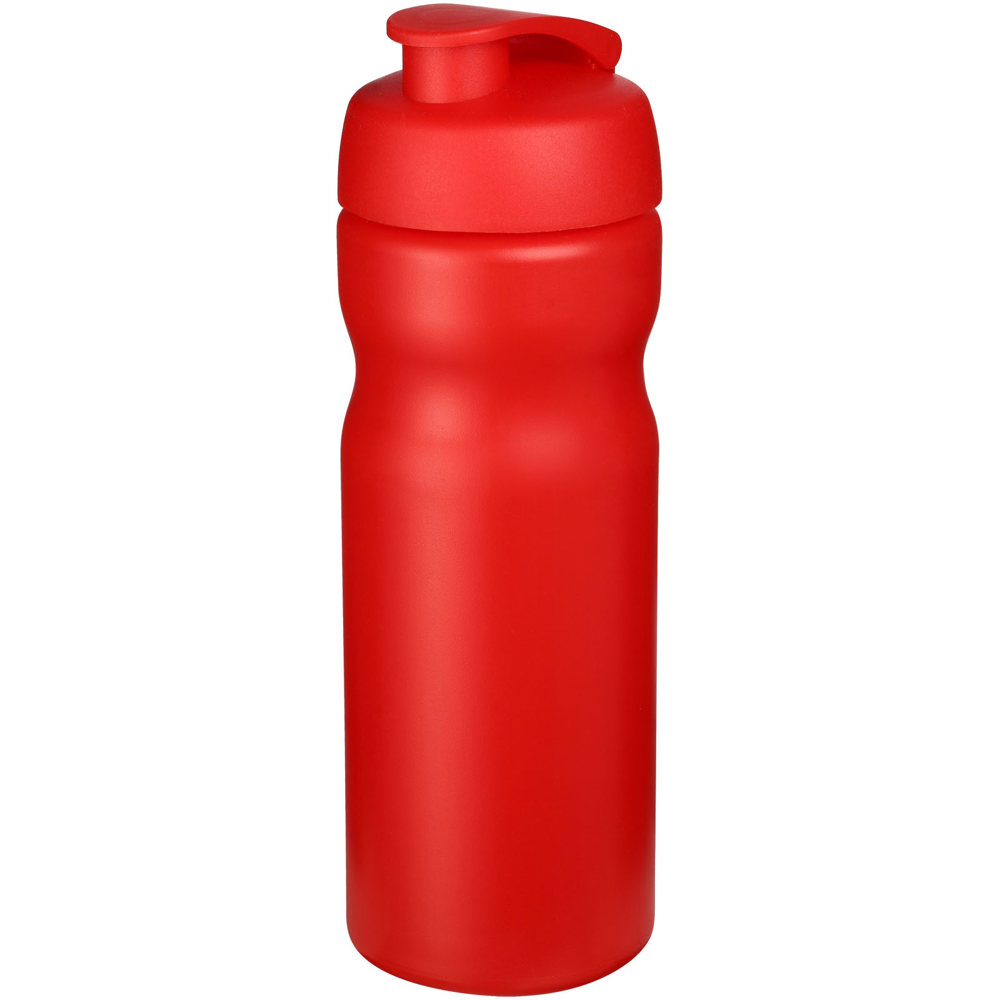 Baseline® Plus 650 ml sportfles met kanteldeksel - met logo of onbedrukt bestellen - Rood