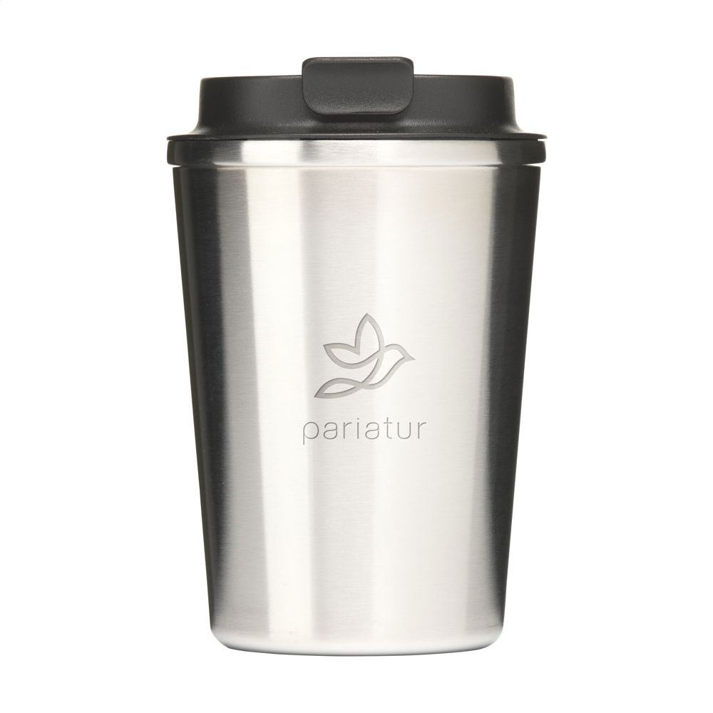 Kaffi RCS Recycled Coffee Mug 300 ml thermosbeker - voor bedrijven en relatiegeschenken - zilver