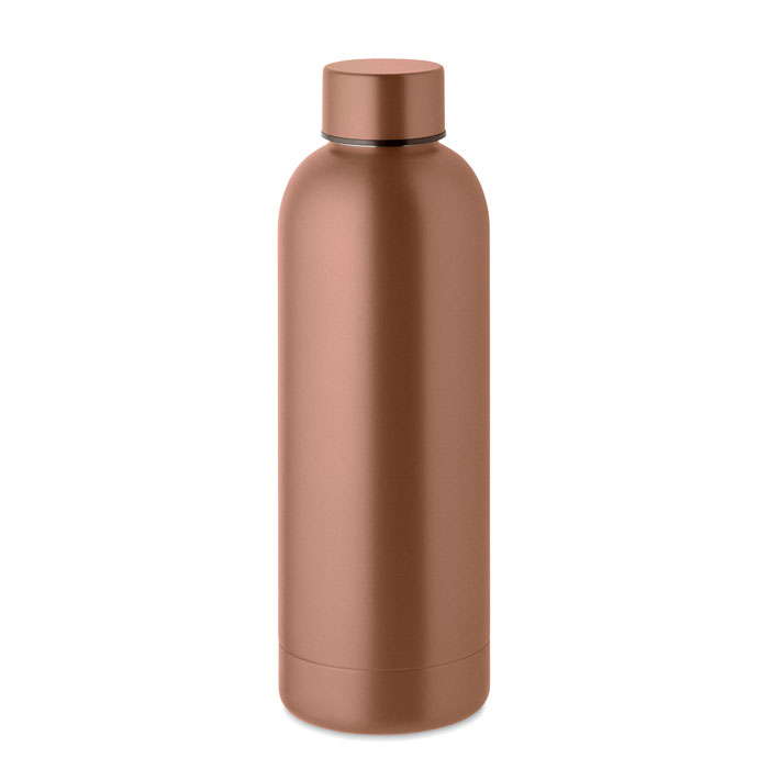 ATHENA - Gerecyclede RVS fles - met logo of onbedrukt bestellen - Koperkleurig