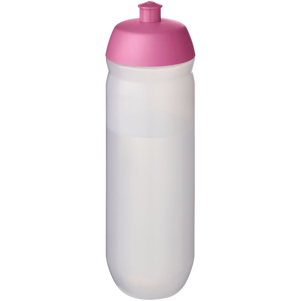 HydroFlex™ Clear knijpfles van 750 ml - bedrukt of onbedrukt verkrijgbaar - Roze, Mat helder