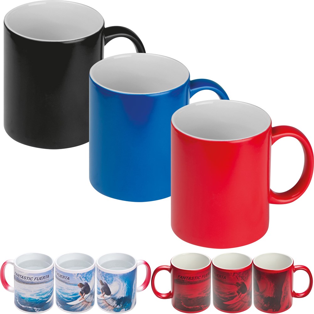 Mok colour changing - bedrukt of onbedrukt verkrijgbaar