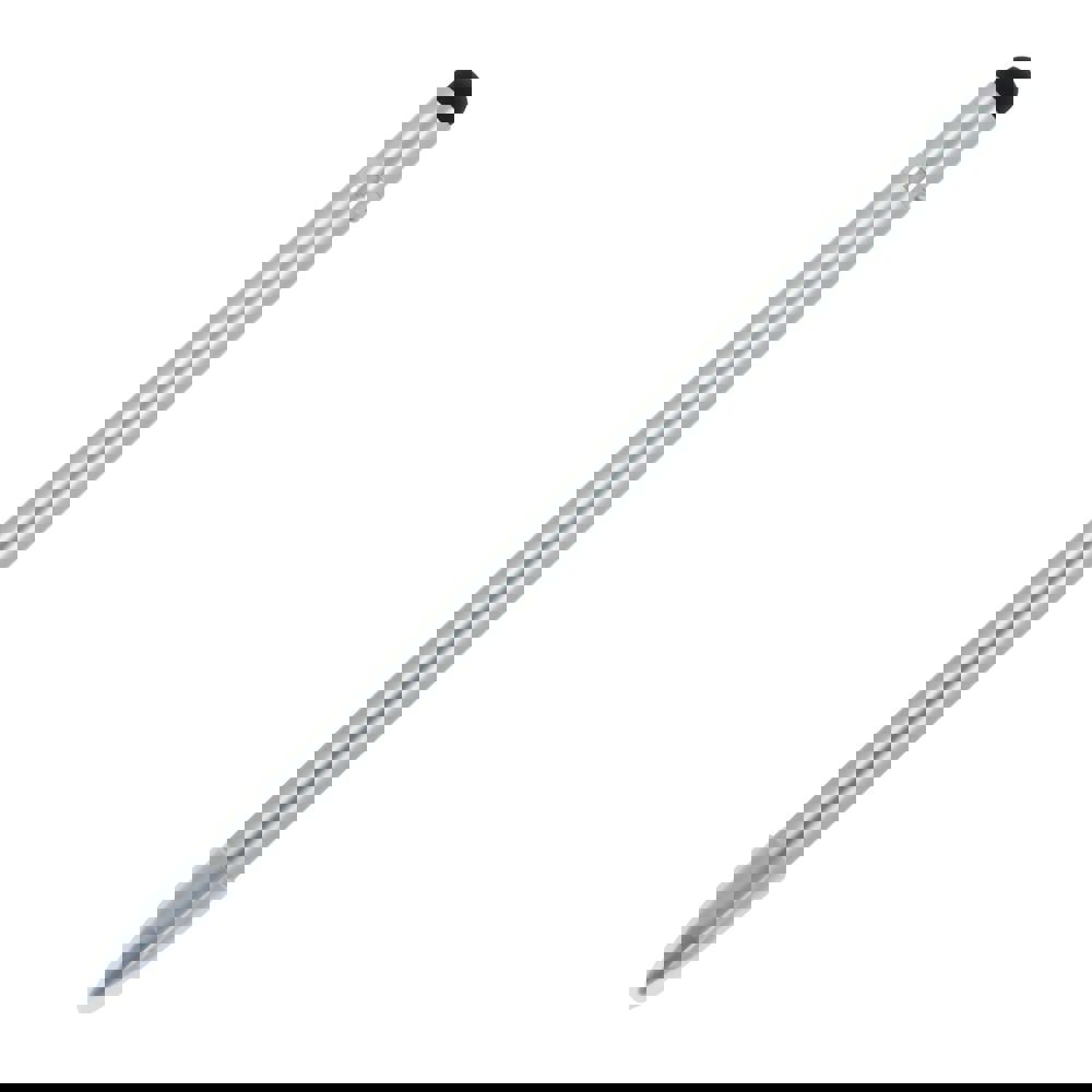 Duurzaam aluminium potlood met gum - met logo of onbedrukt bestellen - zilver