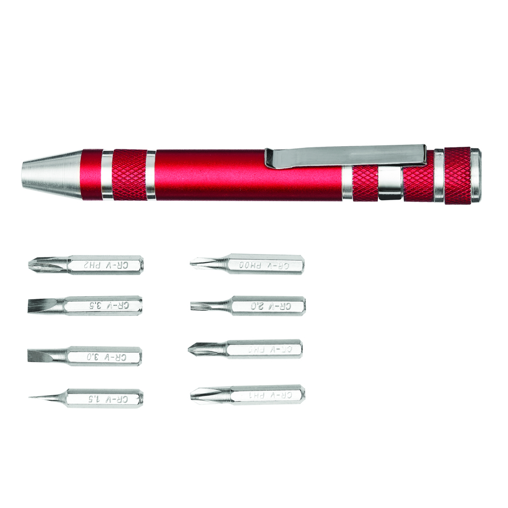 MICRO - Magnetische schroevendraaier - kopen of bedrukken - Rood