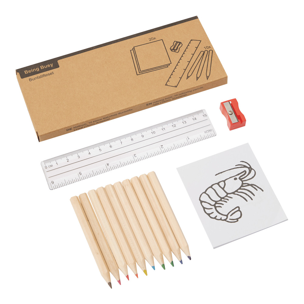 BEING BUSY - Tekendoos - bedrukt of onbedrukt verkrijgbaar