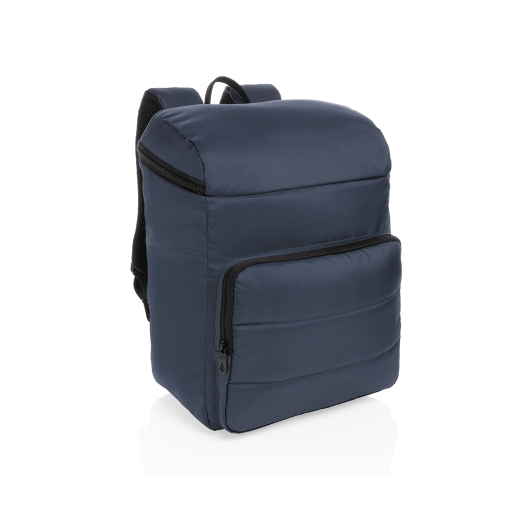 Impact AWARE™ RPET koelrugzak - voor bedrijven en relatiegeschenken - donkerblauw (± PMS 539)