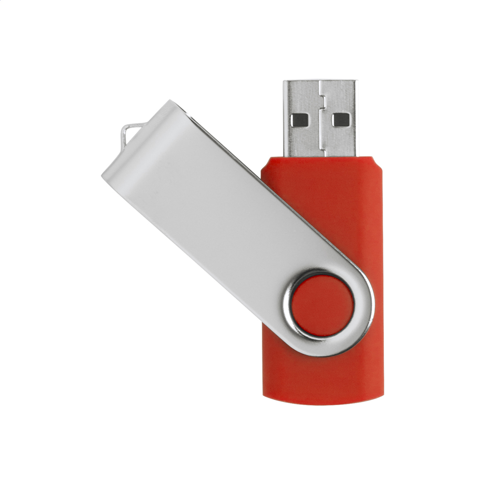 TwistDrive - USB-stick - kopen of bedrukken - 8GB-rood
