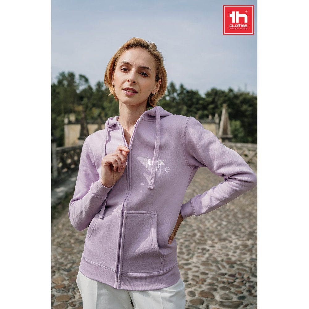 THC AMSTERDAM WOMEN. Damessweatshirt van katoen en polyester - voor bedrijven en relatiegeschenken