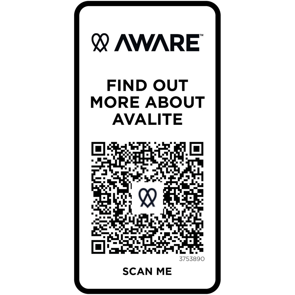 Avalite unisex Aware™ gerecycled T-shirt met korte mouwen