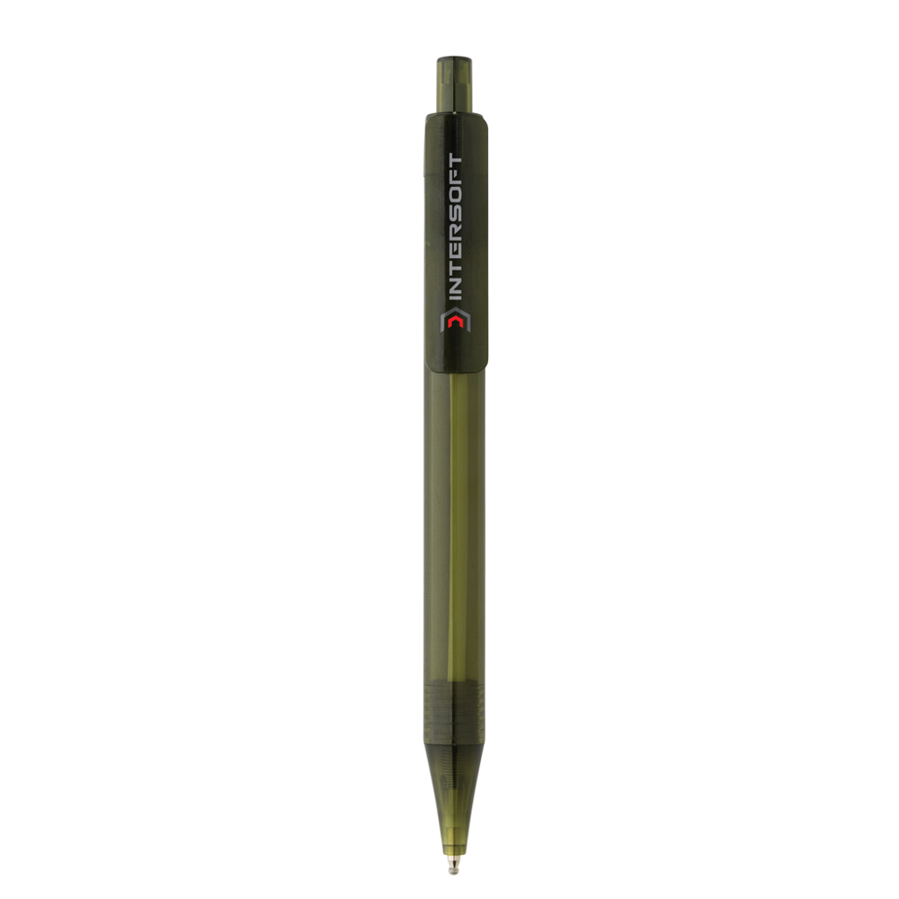 GRS RPET X8 transparante pen