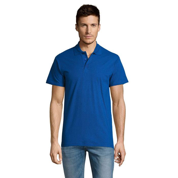 SUMMER II - SUMMER II HEREN Polo 170g - voor bedrijven en relatiegeschenken - Koningsblauw