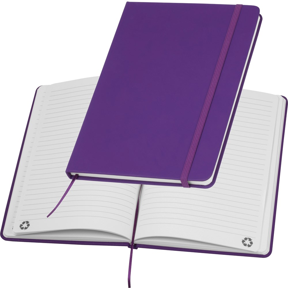 A5 notitieboekje van gerecycled papier - kopen of bedrukken - roze