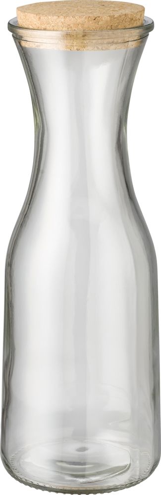 Gerecycleerde glazen karaf Rowena - met logo of onbedrukt bestellen