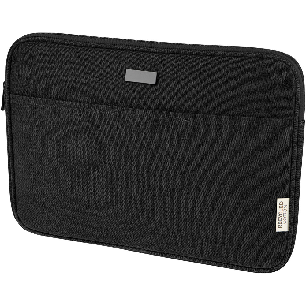 Joey 14 inch GRS gerecyclede canvas laptophoes, 2 l - voor bedrijven en relatiegeschenken