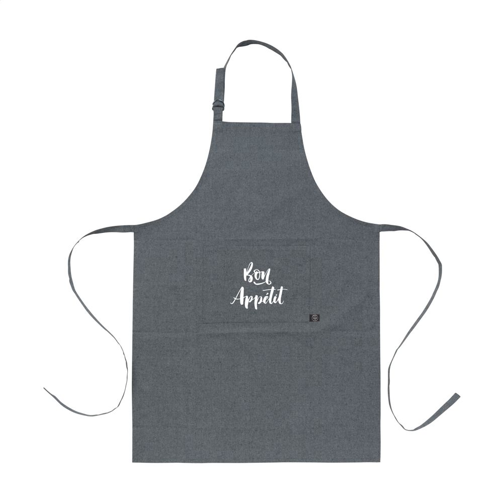 Cocina GRS Recycled Cotton (160 g/m²) schort - voor bedrijven en relatiegeschenken - donkergrijs