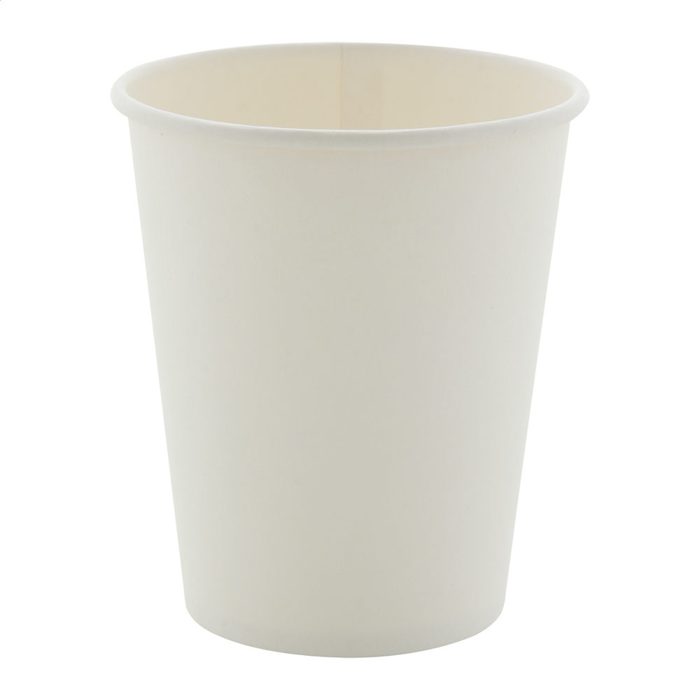 Papcap M - papieren beker, 240 ml - kopen of bedrukken - Wit