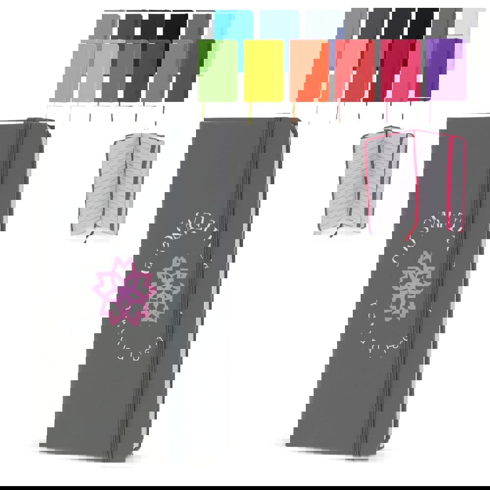 A6-notitieboek van PU - met logo of onbedrukt bestellen