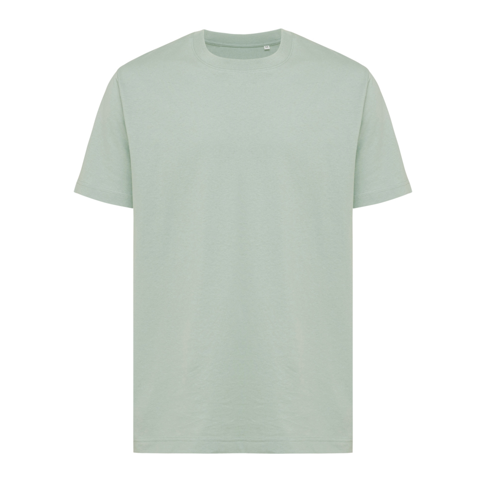 IQONIQ Kakadu relaxed gerecycled katoen t-shirt - met logo of onbedrukt bestellen - iceberg green (± PMS 15-5205 TCX)