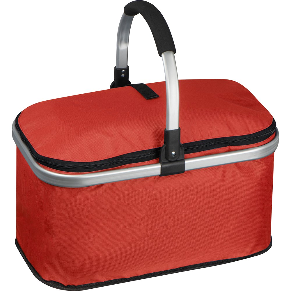 Boodschappenmand met koelfunctie - voor bedrijven en relatiegeschenken - rood