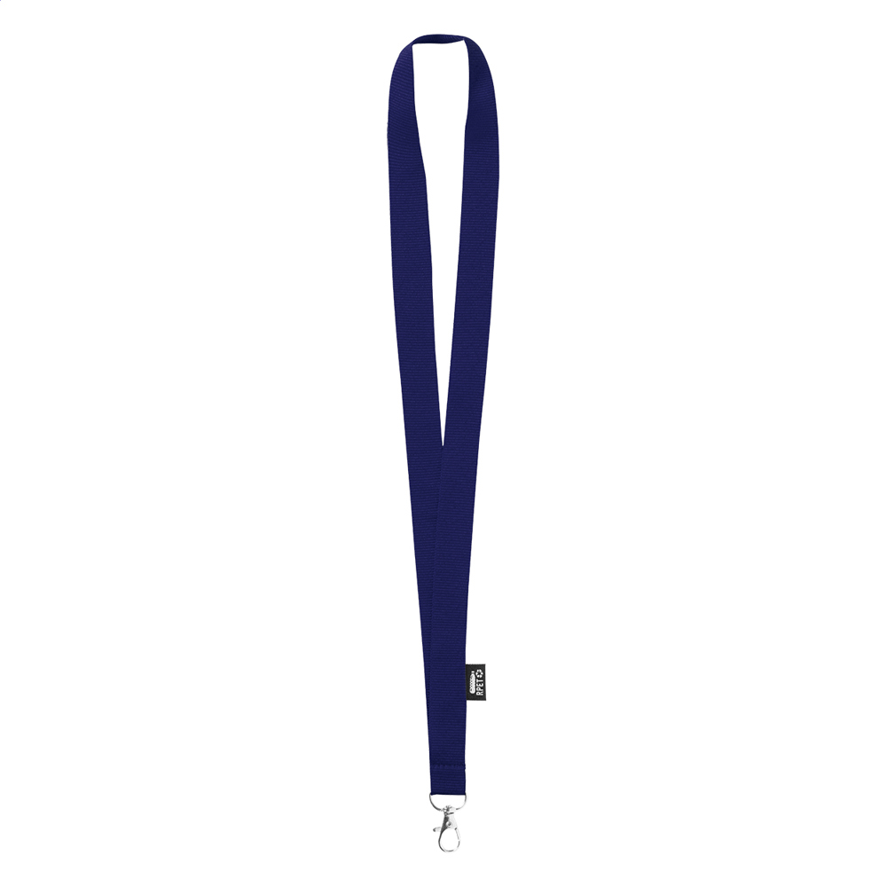 Larpet - lanyard - met logo of onbedrukt bestellen - donker blauw