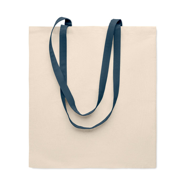ZEVRA - Katoenen tas, 140 gr/m² - voor bedrijven en relatiegeschenken - Blauw