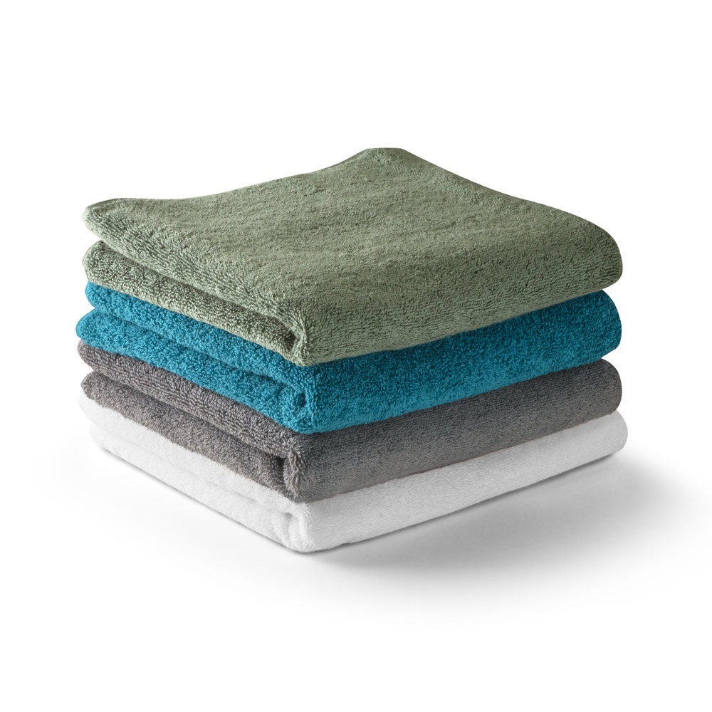 BARDEM L. Badhanddoek (500 g/m²) van katoen (82%) en gerecycleerd katoen (18%) - voor bedrijven en