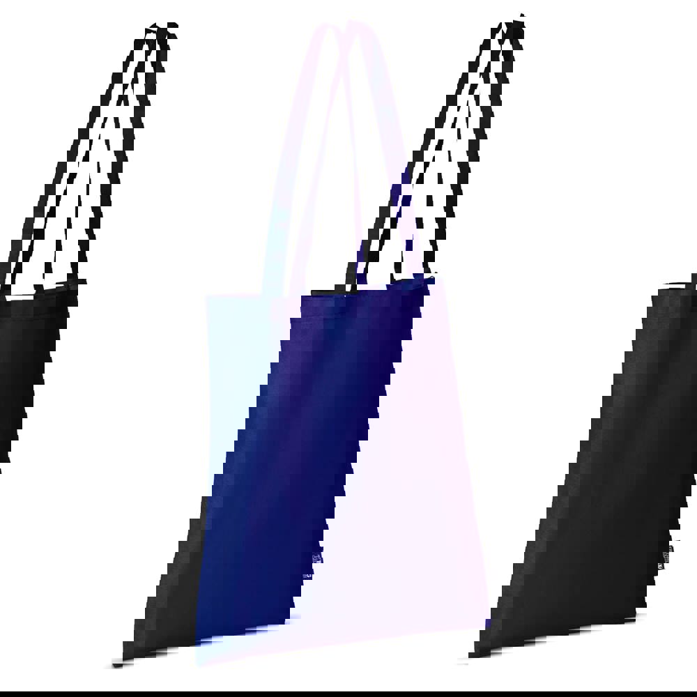 Schoudertas non-woven 75g/m² - bedrukt of onbedrukt verkrijgbaar - donkerblauw