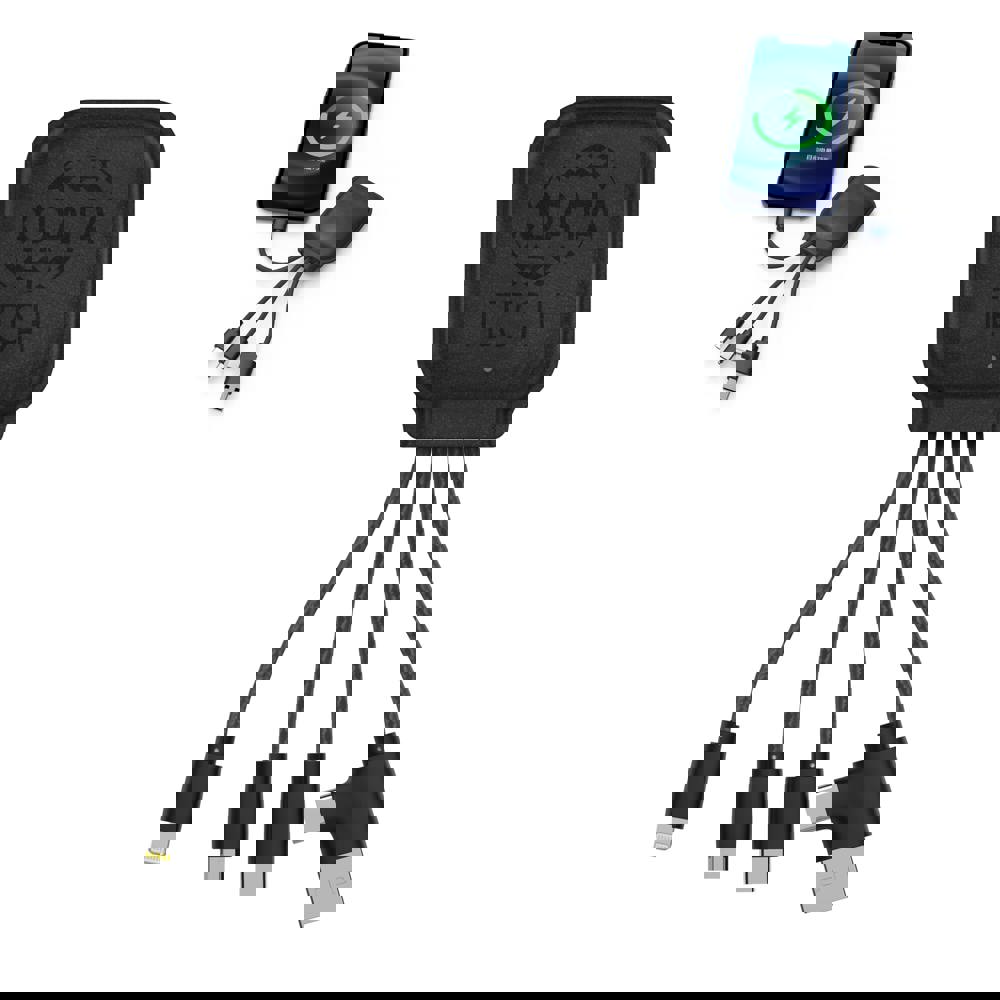 4001 | Xoopar Iné Gamma NFC Powerbank met Oplaadkabels 3000mAh - kopen of bedrukken