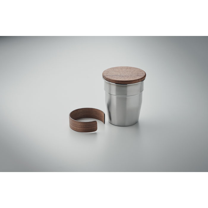 WALNUT - Enkelwandige beker 350ml