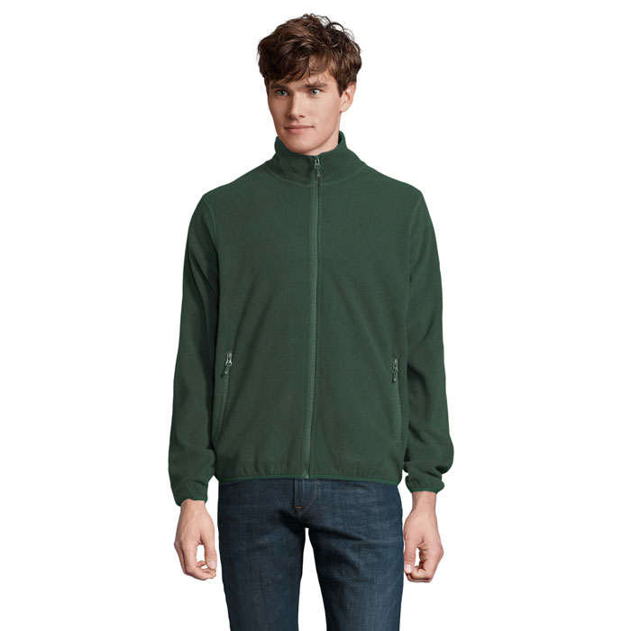 FACTOR MEN - FACTOR HEREN MICROFLEECE - met logo of onbedrukt bestellen - Bosgroen