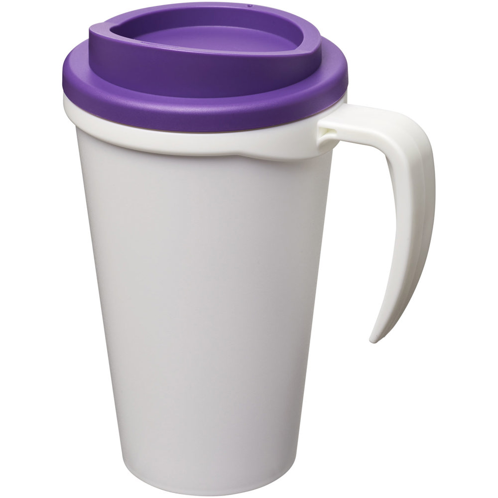 Americano® grande 350 ml geïsoleerde beker - bedrukt of onbedrukt verkrijgbaar - Wit, Paars