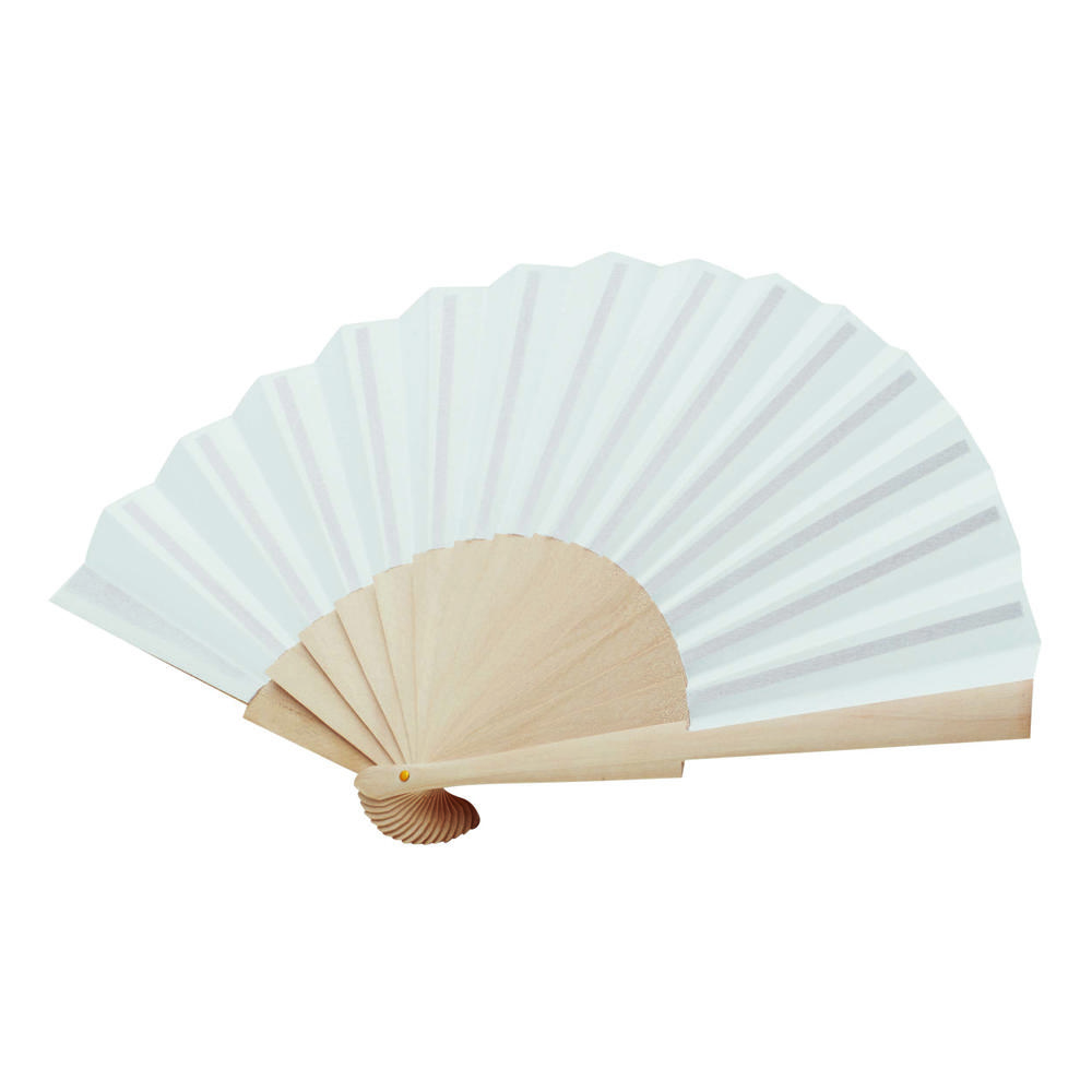 ECO COOL - Opvouwbare waaier - voor bedrijven en relatiegeschenken - Wit