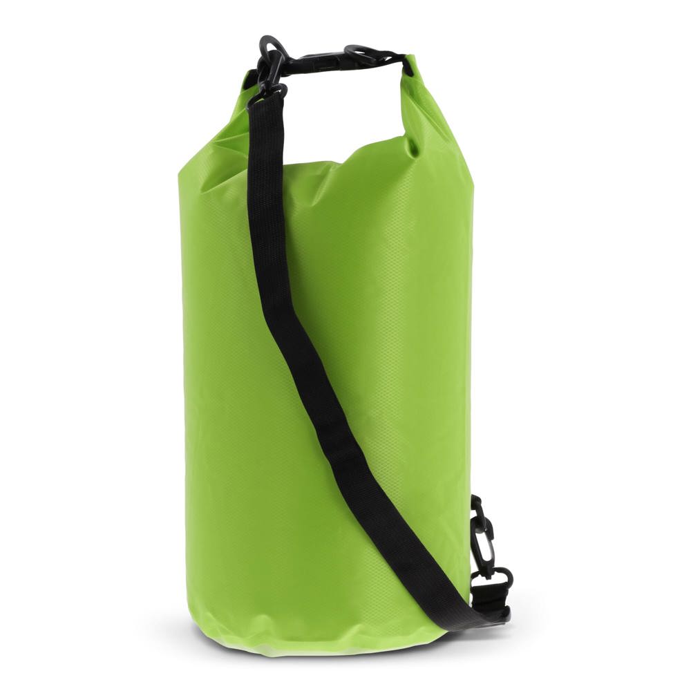Waterwerende tas 10L IPX6 - met logo of onbedrukt bestellen - Lichtgroen
