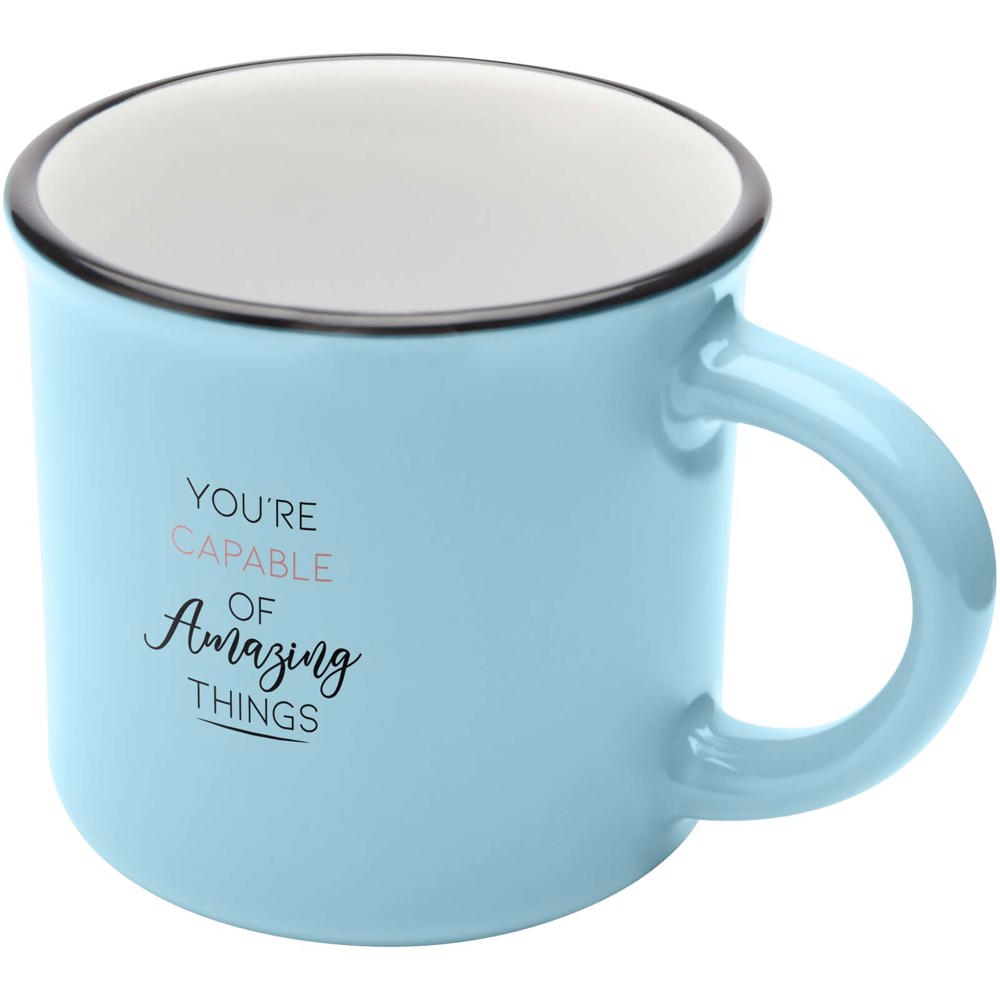 Bari 240 ml keramische mok met glanzende afwerking