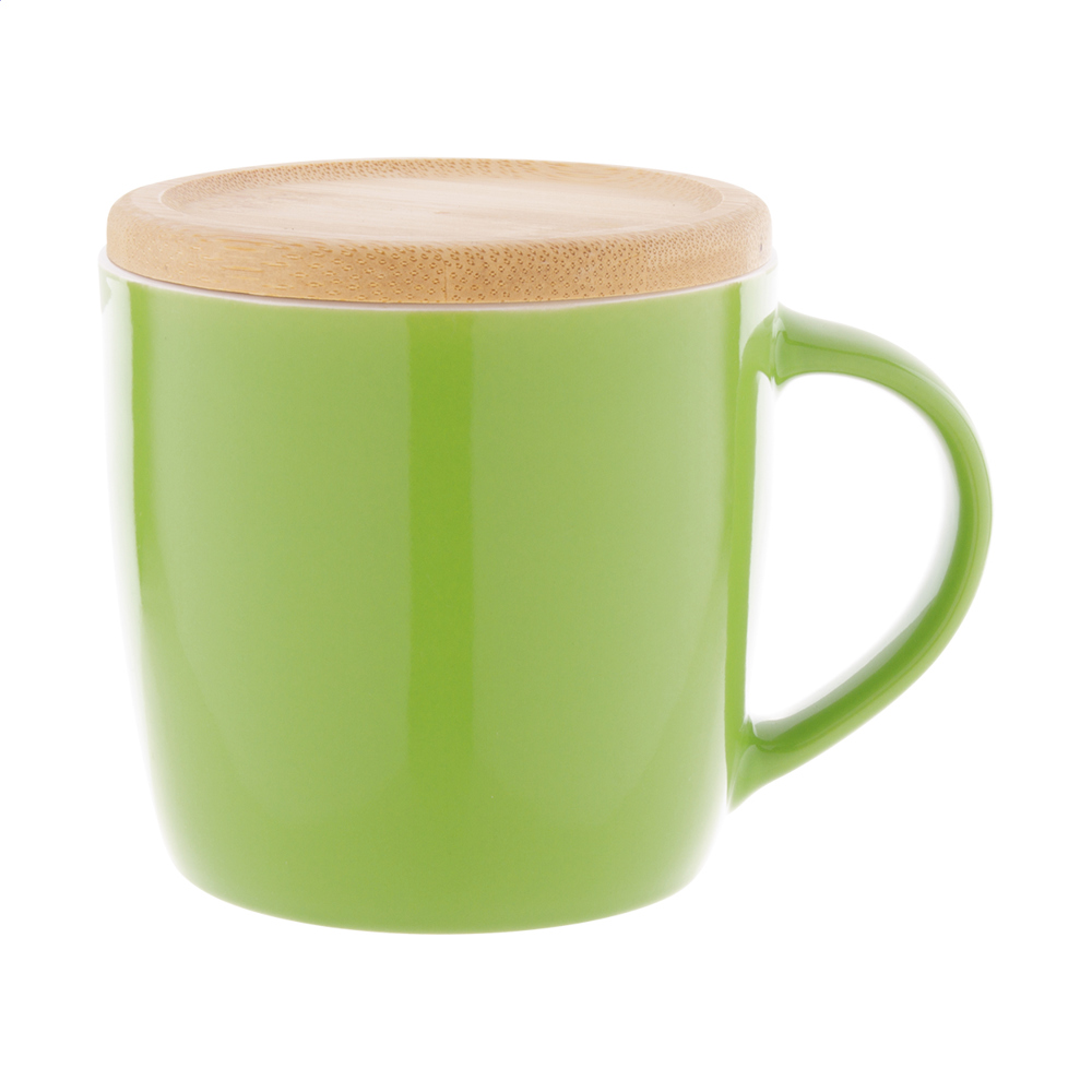 Hemera Plus - mok - voor bedrijven en relatiegeschenken - groen/wit