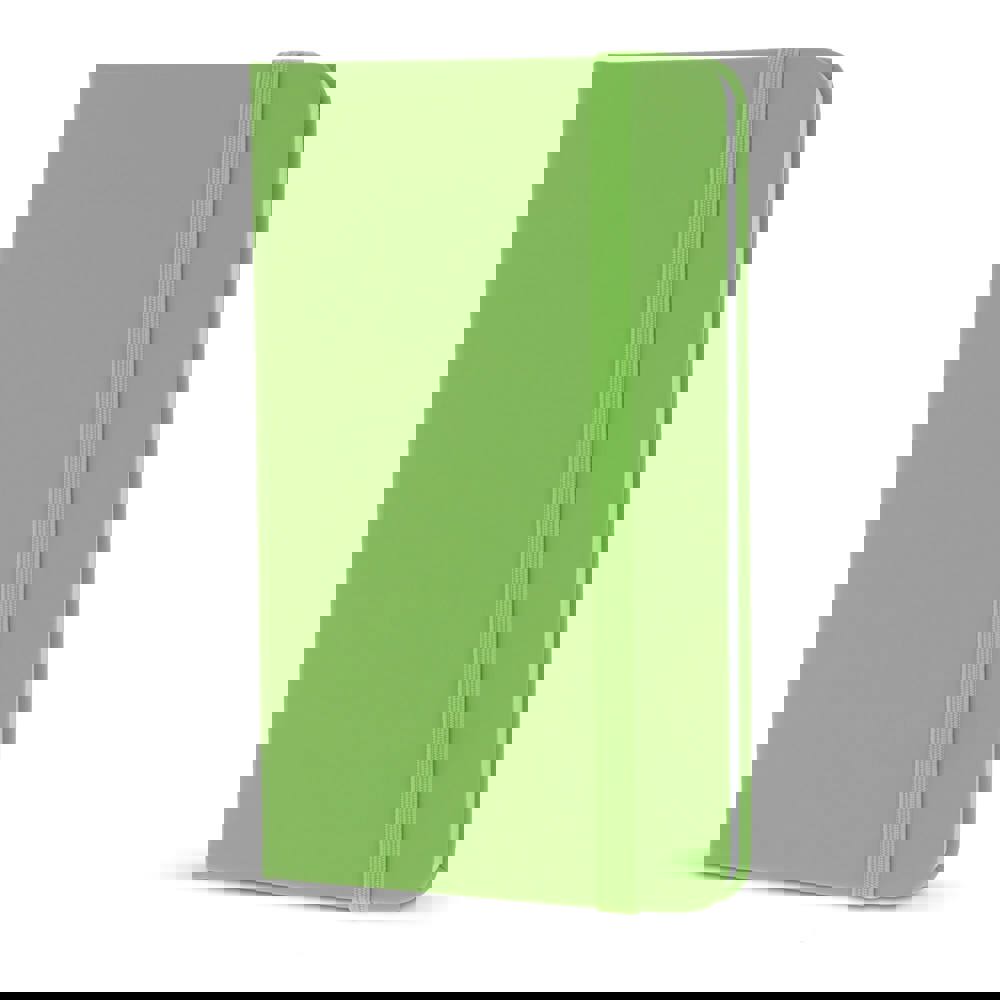 A6-notitieboek van PU - met logo of onbedrukt bestellen - lichtgroen