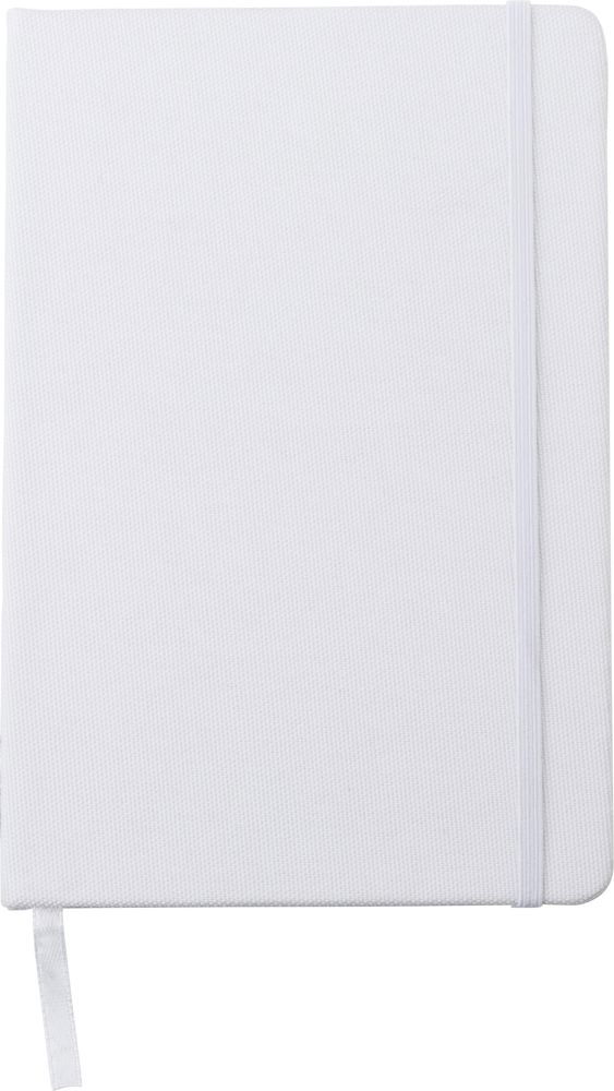 rPET notitieboek (A5) Samira - bedrukt of onbedrukt verkrijgbaar - Wit
