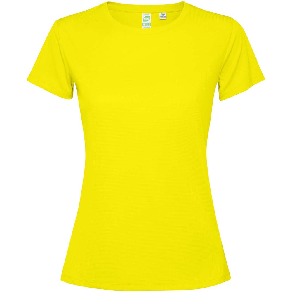Estoril T-shirt met korte mouwen voor dames - bedrukt of onbedrukt verkrijgbaar - Fluorgeel