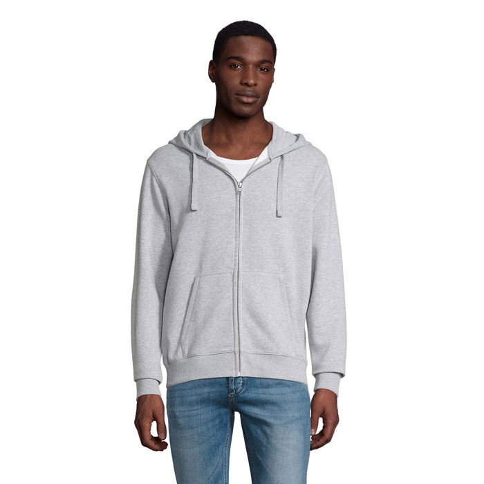 SPIKE MEN - SPIKE HOOD HEREN 280gr - bedrukt of onbedrukt verkrijgbaar - Grijs Gemêleerd 2