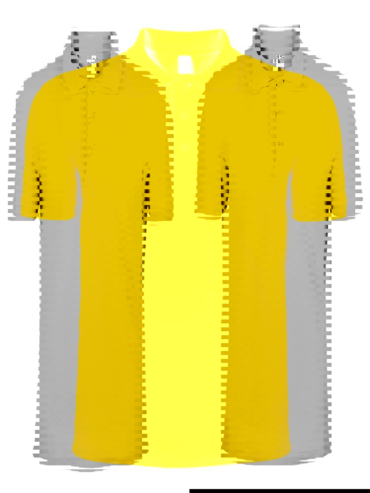 BS Evolution polo, 180 gr/m² - voor bedrijven en relatiegeschenken - Goud (PMS 114C)