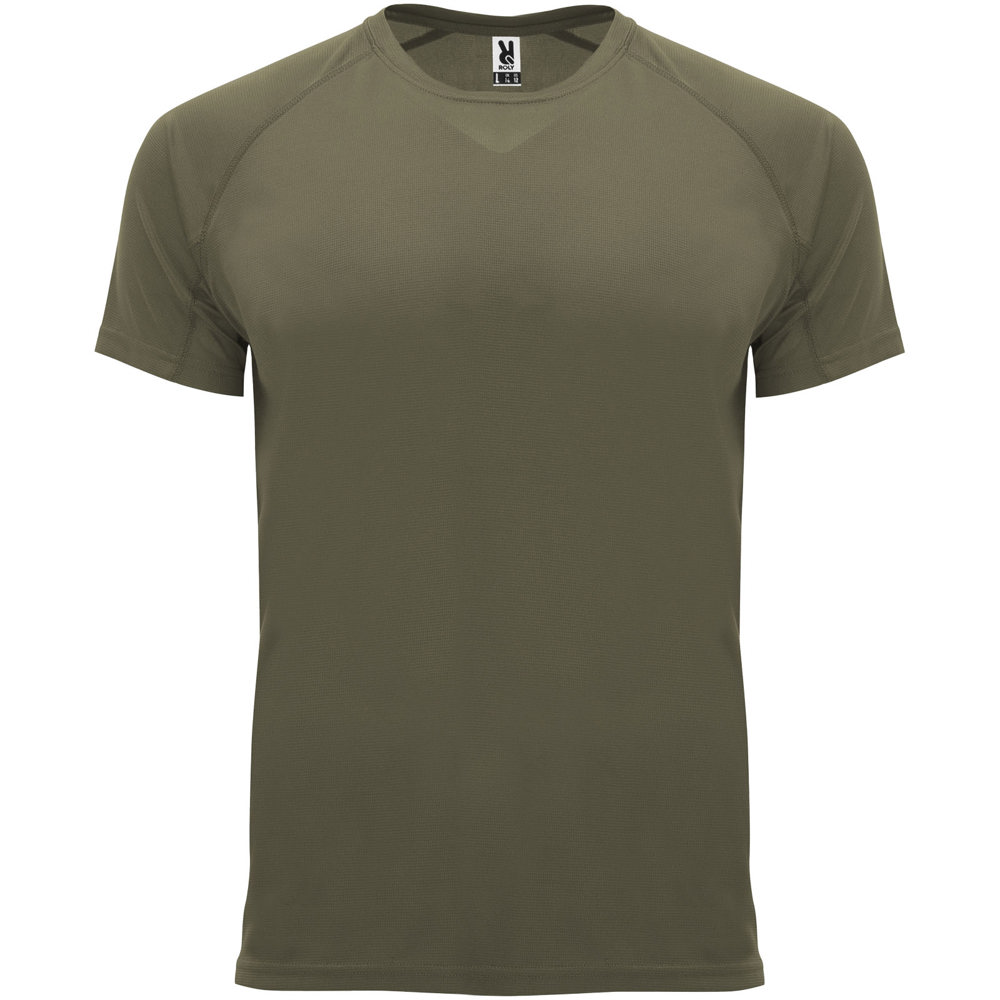 Bahrain sportshirt met korte mouwen voor heren - bedrukt of onbedrukt verkrijgbaar - Militair groen