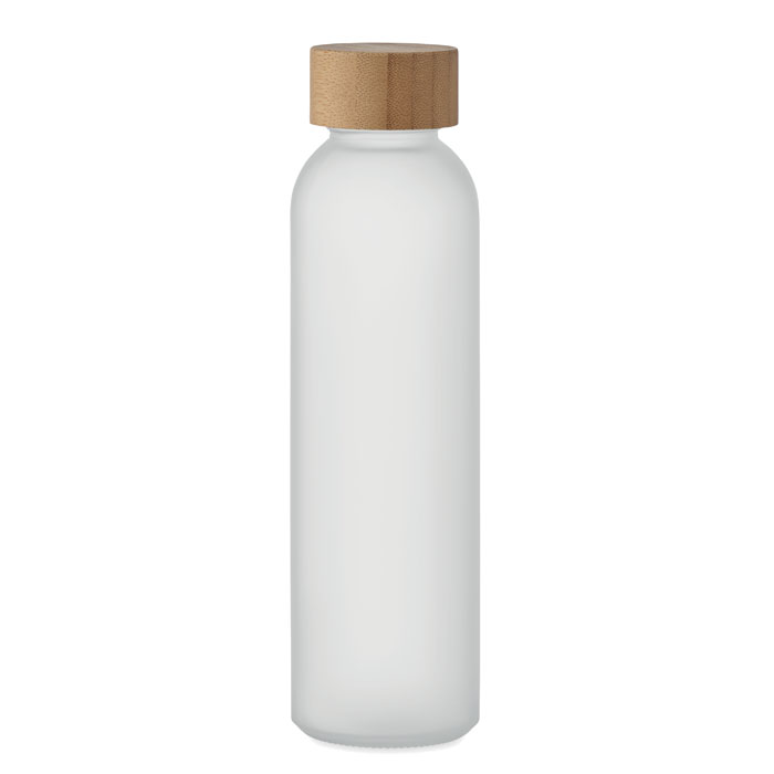 ABE - Matglazen fles 500 ml - voor bedrijven en relatiegeschenken - Transparant Wit