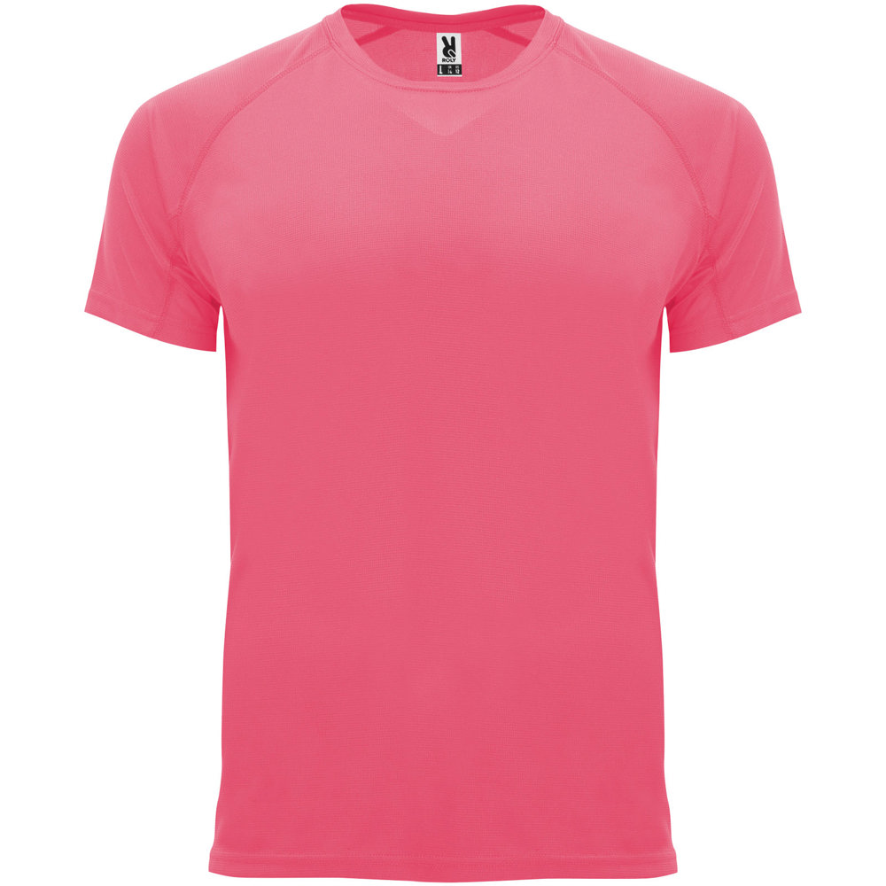 Bahrain sportshirt met korte mouwen voor kinderen - bedrukt of onbedrukt verkrijgbaar - Fluor lady pink