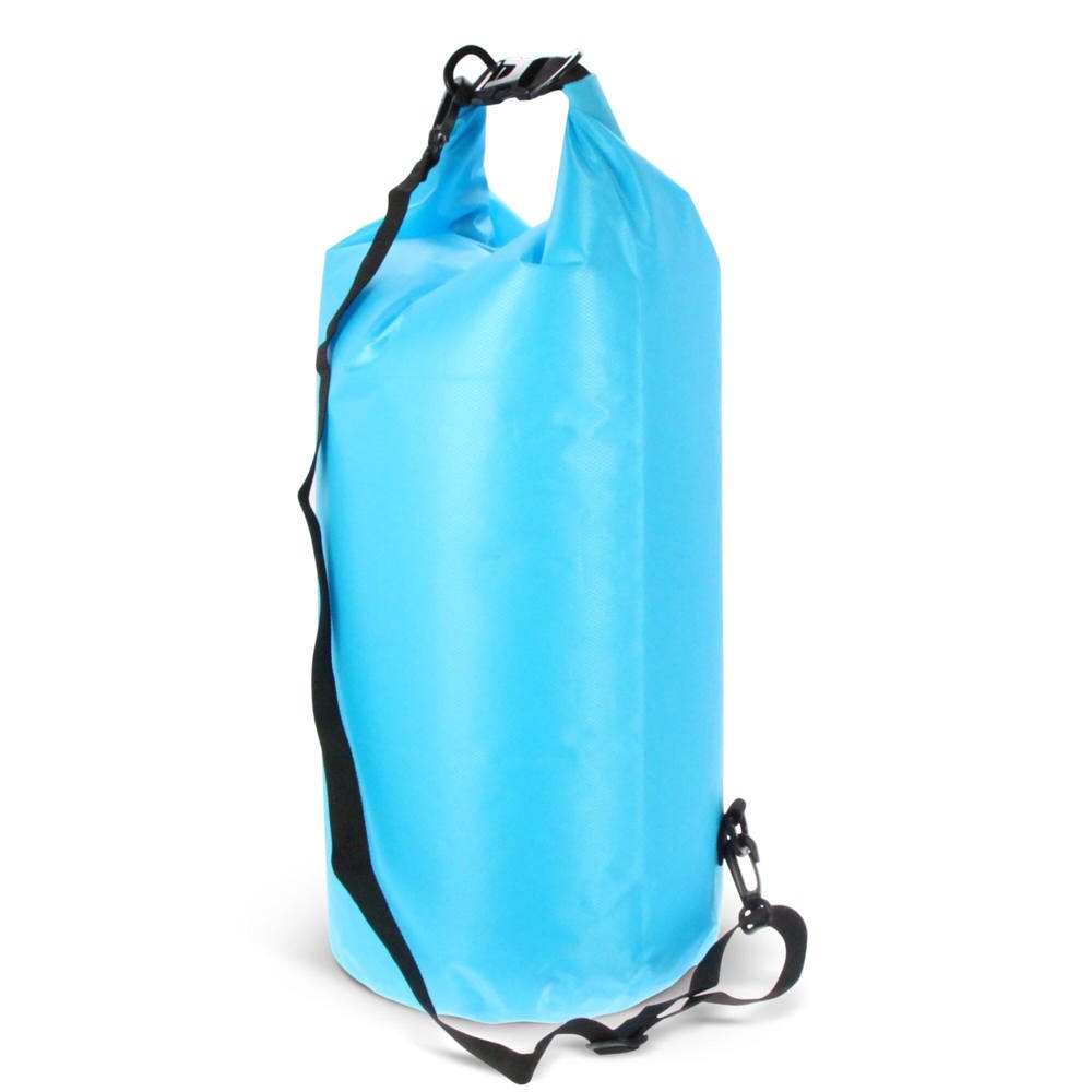 Drybag ripstop 25L IPX6 - bedrukt of onbedrukt verkrijgbaar - Lichtblauw