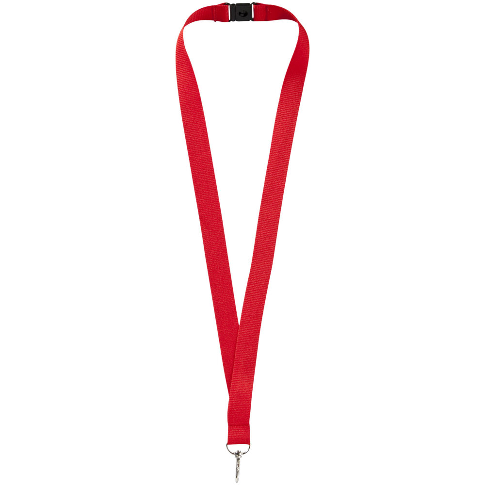 Lago lanyard met veiligheidssluiting - kopen of bedrukken - Rood