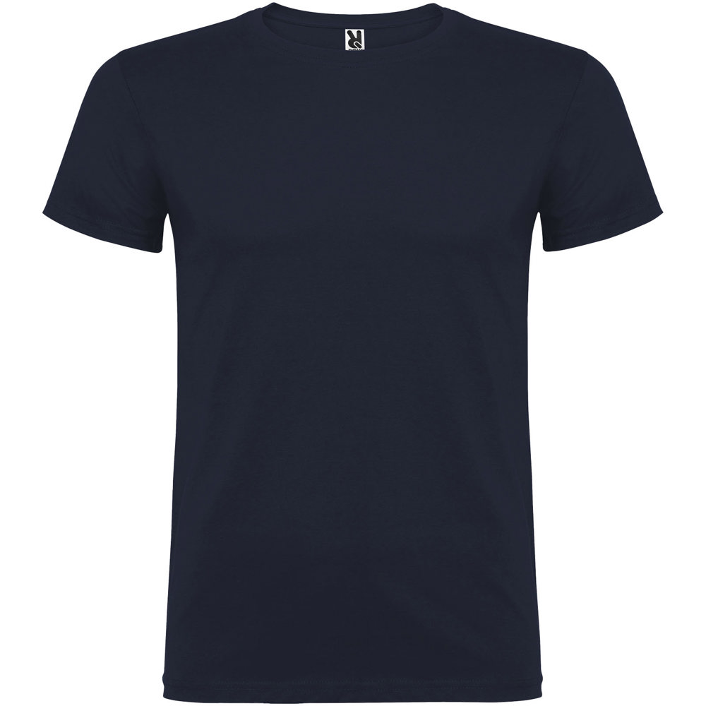 Beagle herenshirt met korte mouwen - met logo of onbedrukt bestellen - Marineblauw