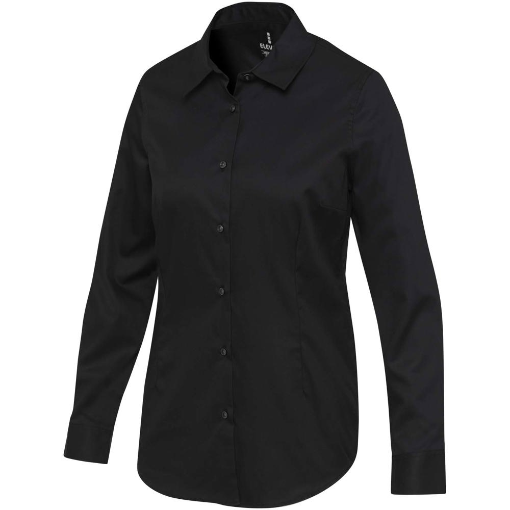 Citrine twill damesshirt - bedrukt of onbedrukt verkrijgbaar
