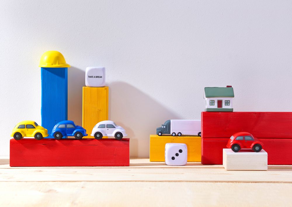 Anti-stress dobbelsteen Javier