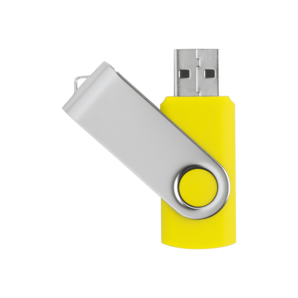 TwistDrive - USB-stick - kopen of bedrukken - 8GB-geel