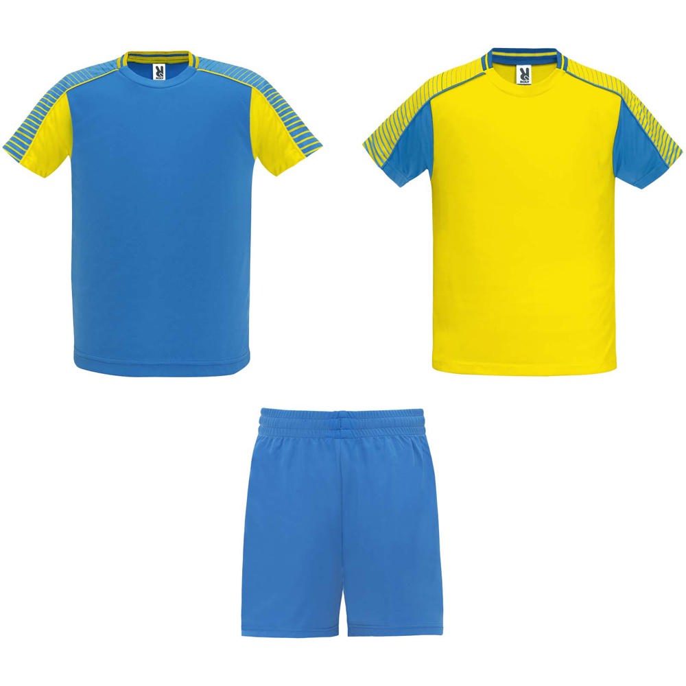 Juve unisex sportset - met logo of onbedrukt bestellen - Geel, Koningsblauw