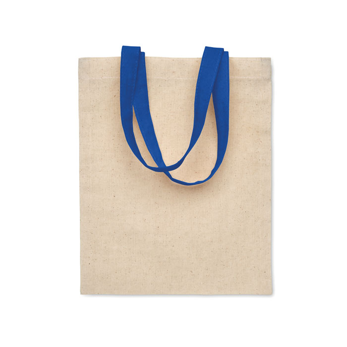 CHISAI - Kleine katoenen tas 140 gr/m² - voor bedrijven en relatiegeschenken - Royal Blauw